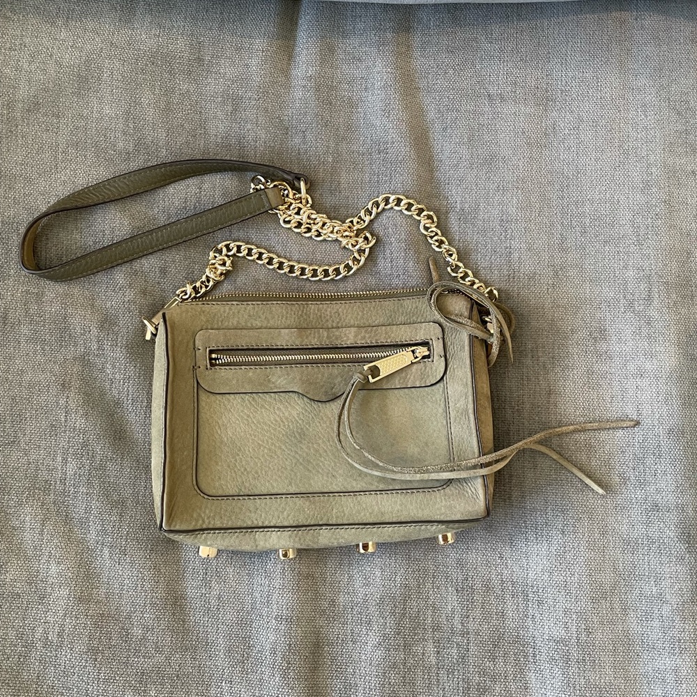 Rebecca Minkoff Avery bag - green suede